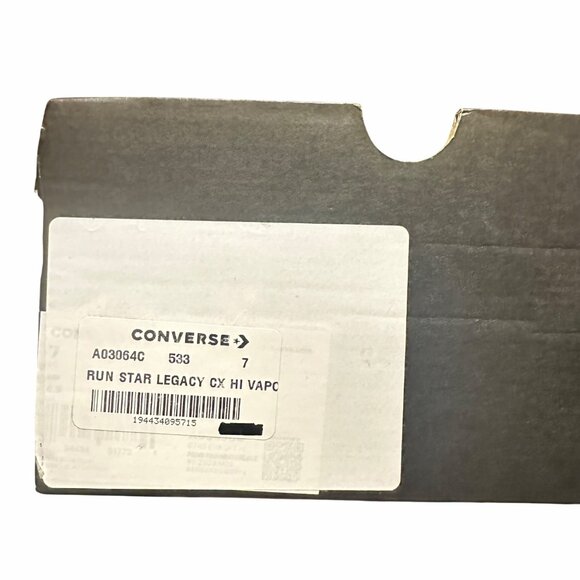 ⭐Converse Run Star Legacy CX Hi 8.5 Women Shoes Platform Violet Sneaker A03064C⭐ - Picture 13 of 14